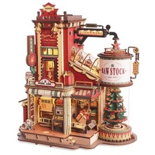 ROKR 3D-Holz-Puzzle Dream Gift Factory