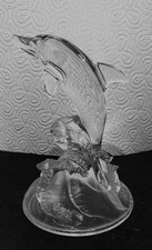 Sehr schöner Delphin aus Glas - ca. 17 cm groß