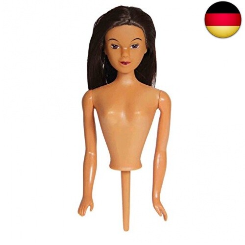 Puppenkopf dunkelhäutig dp204 - dunkelhäutig,