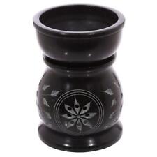 Duftlampe schwarzer Speckstein