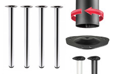 Tischbeine aus edelstahl 71/82