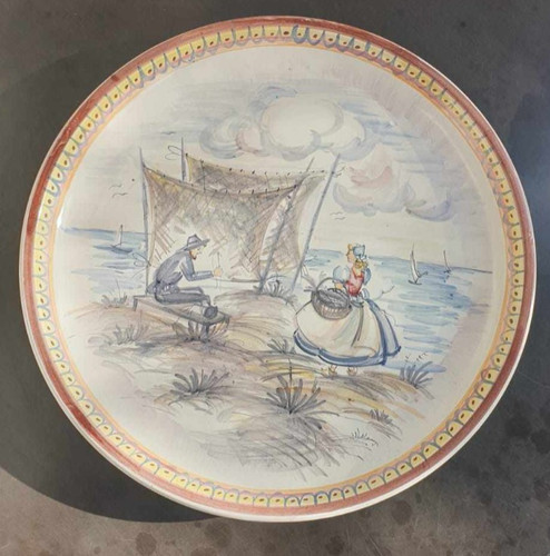 Großer 5cm wandteller - großer, 40,5cm