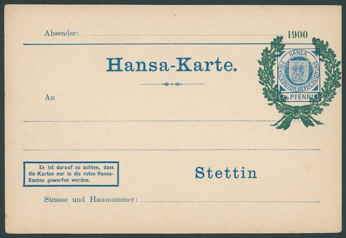 Privatpost hansa stettin - privatpost,