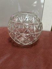 Runde Kristall Vase 20 Cm Durchmesser 