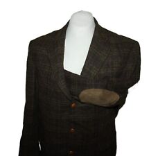 ODERMARK luxus HERREN Harris Tweed  Sakko EHER KURZ Gr 27 Jacket PATCHES JACKE