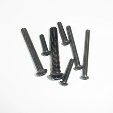 Flachrundkopfschrauben Stahl