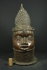 Afrikanischer BENIN Bronze OBA