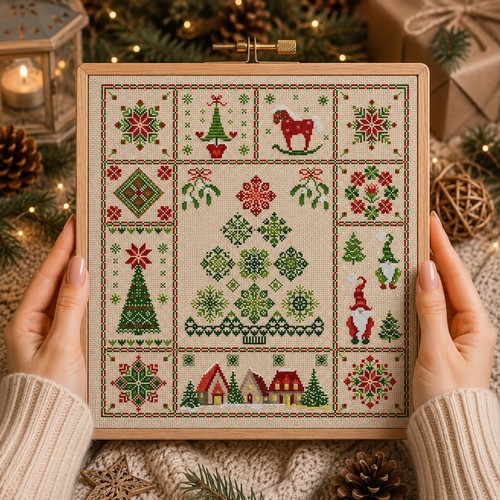 Kreuzstich vorlage weihnachten - kreuzstich,