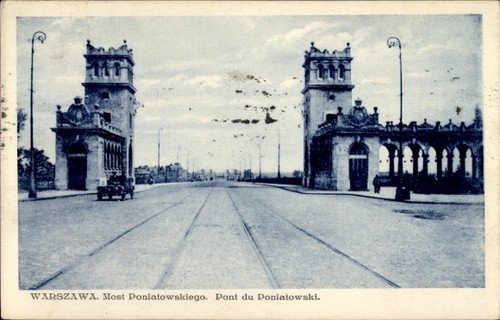 Warszawa warschau polen - ak,
