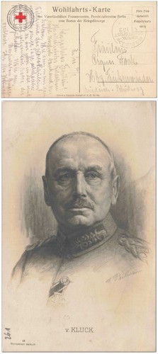 General von kluck feldpost - ak,