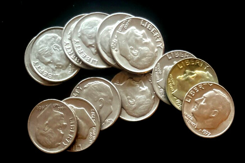 One dime 10 cent usa - one,