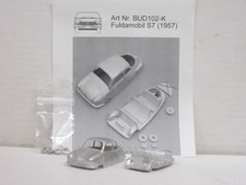 Bausatz Fuldamobil S7 1957 mit fehlenden Teilen ohne Box Budig Bud102K 1:43