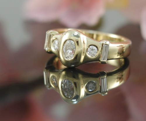 Brillant ring 750er 18 - brillant,