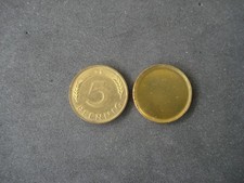 Münzrohling  5 Pfennig Stück