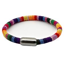 LSBT Armband Baumwolle mehrfarbig Regenbogen rgbg Modeschmuck Weihnachtsgeschenk
