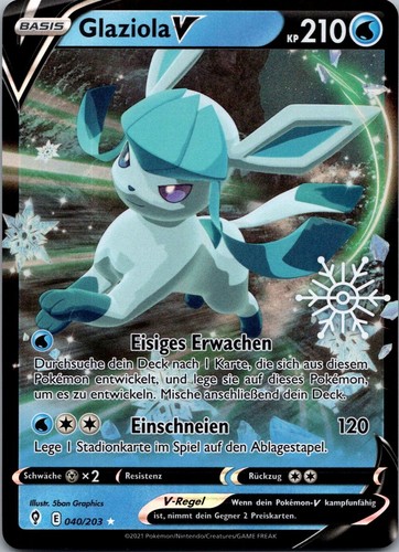 Glaziola pokemon karte - v,