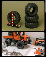 4 od. mehr Reifen Traktor Lego Technic Reifen 69912 81x35 6322450 Stollenprofil