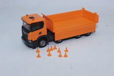 10 x Pylone orange 1:87  Leitklegel Absperrung Ladegut stapelbar H0