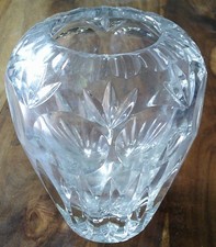 Schwere Glasvase/Vase/Tischvase/Blumenvase von Nachtmann Bamberg