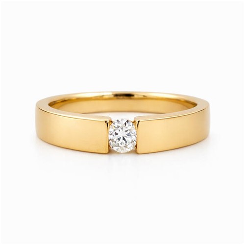 Ring mit diamant - diamant, solitär