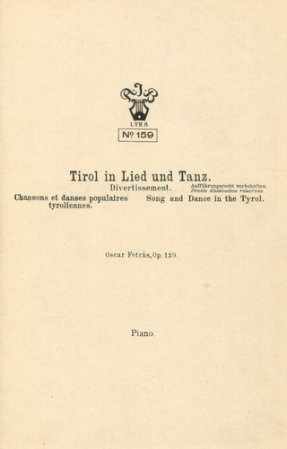 Tirol lied und tanz - in,