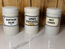 3 XAlte Porzellan Deckeldose