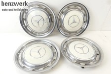 Mercedes W108 W116 W114 W115 W123 4X Radkappe Chrom 14 Zoll ORIGINAL 1154010324✔