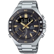 Casio Edifice Silber Herren Armbanduhr ECB-10DB-1A9EF