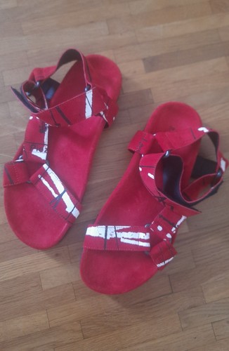 Designer sandalen rundholz - designer, sandalen,