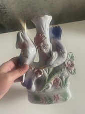 Porzellan Vogelfigur Deko