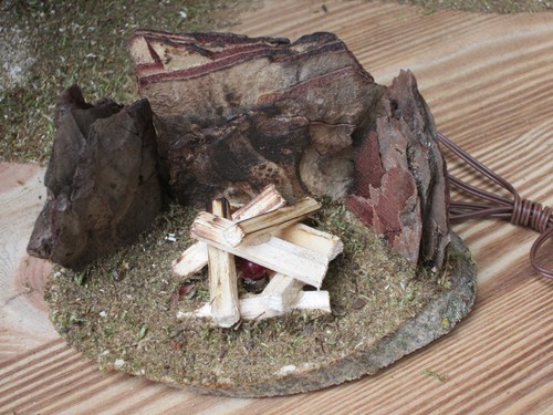Krippenzubehör lagerfeuer - -,