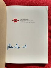 Christo signiert Erstausgabe Wrapped Reichstag Katalog Würth 1995 Autogramm