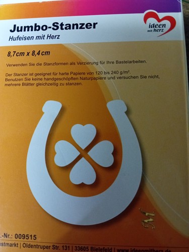 Jumbo stanzer hufeisen und - hufeisen,