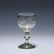 Biedermeier Weinglas mit