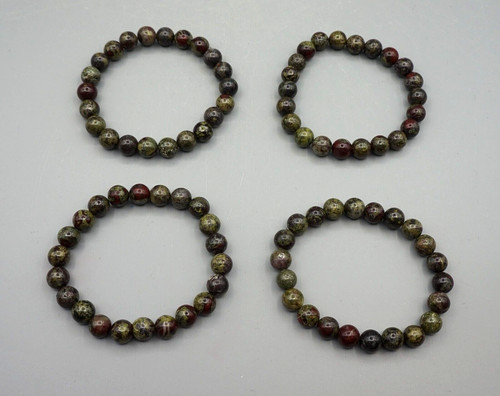 Drachenblutjaspis armband - drachenblutjaspis,
