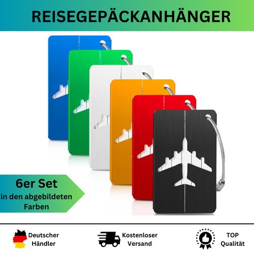 Kofferanhänger - 6x,