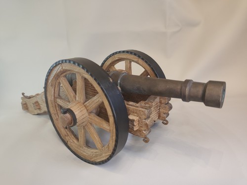 Modell kanone aus holz - aus, und