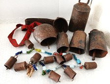 Konvolut uralte Almglocken / Kuhglocken – Glockensammlung in verschiedenen Größe