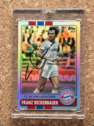 Franz beckenbauer signed - franz, topps