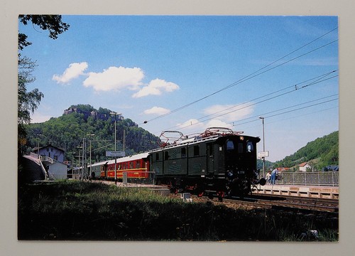 Postkarte elektrolok 77 01 - e,