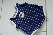 Retro Strampler dunkelblau kurz Gr.62, Nicci-Stoff aus den 80ern