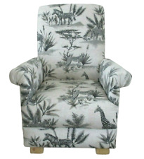 Kinderstuhl Safari Tiere Sessel Kinderschlafzimmer Baby Giraffen Zebras Jungen