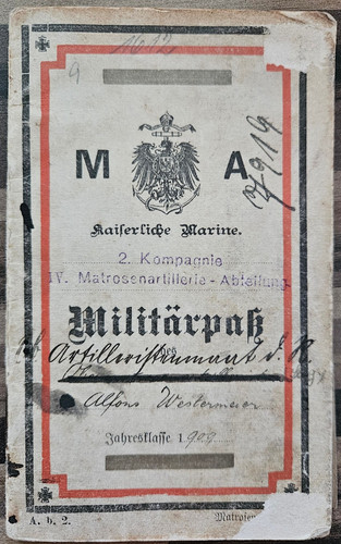 Militärpaß kaiserliche - militärpaß,