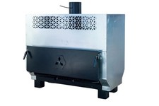 OLMET 50 kW Holzofen Werkstatt