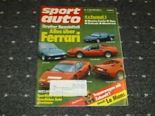 Sport Auto Ferrari Alfa 33 Audi 200 Turbo Nissan 280 ZX VW Polo Sorg Oettinger