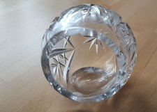Aschenbecher Kristall Kugel - wie neu