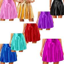 Frauen Rock Leder Tanzbekleidung Sportlich Costome Cosplay Party Disco Kleid