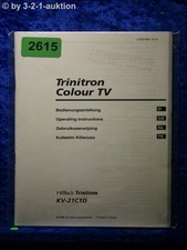 Sony Bedienungsanleitung KV