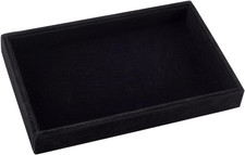Schmucktablett aus samt - schmucktablett,