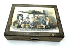 Antik Wiener Holzschatulle